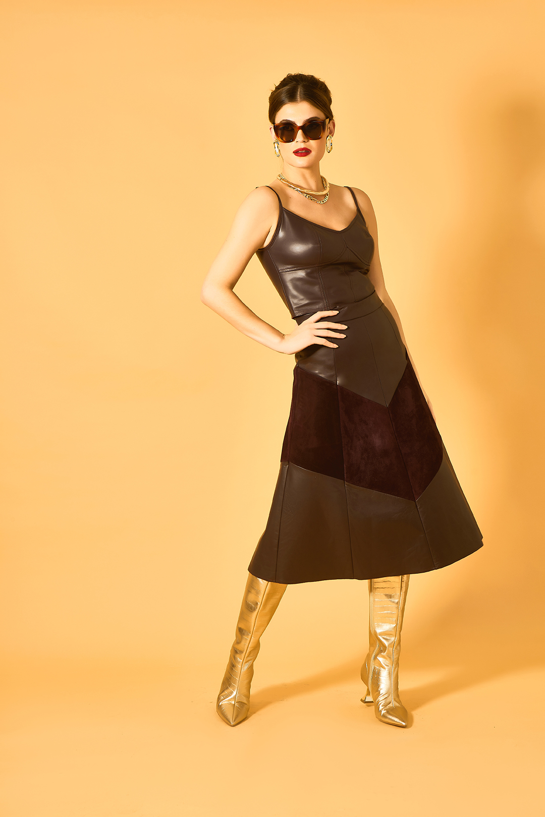 Top Monica de Couro - Imagem 6