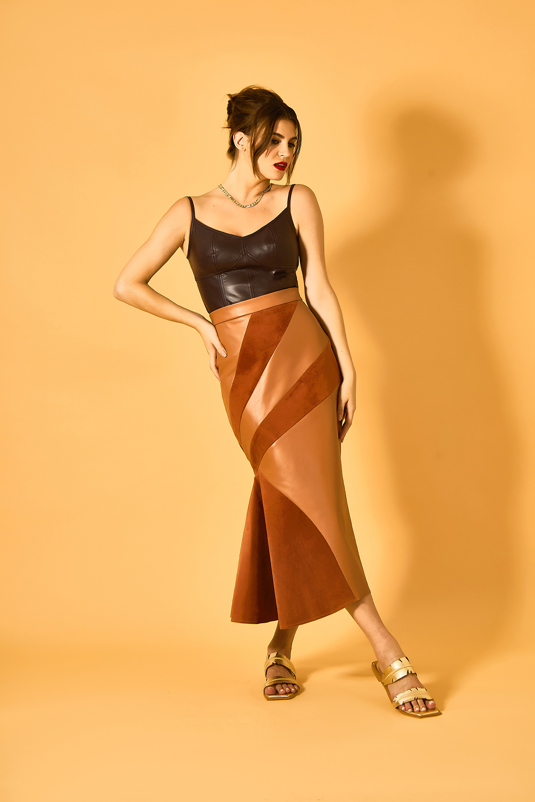 Top Monica de Couro - Imagem 4