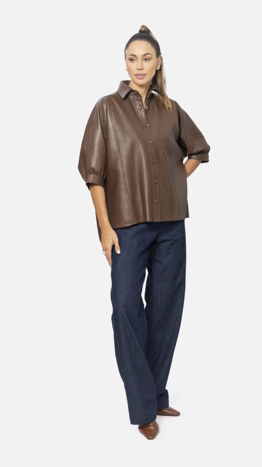 Camisa Manuella em Couro