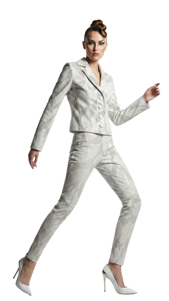 Blazer de Couro Perfurado - Hal Trager by Maison Revolta