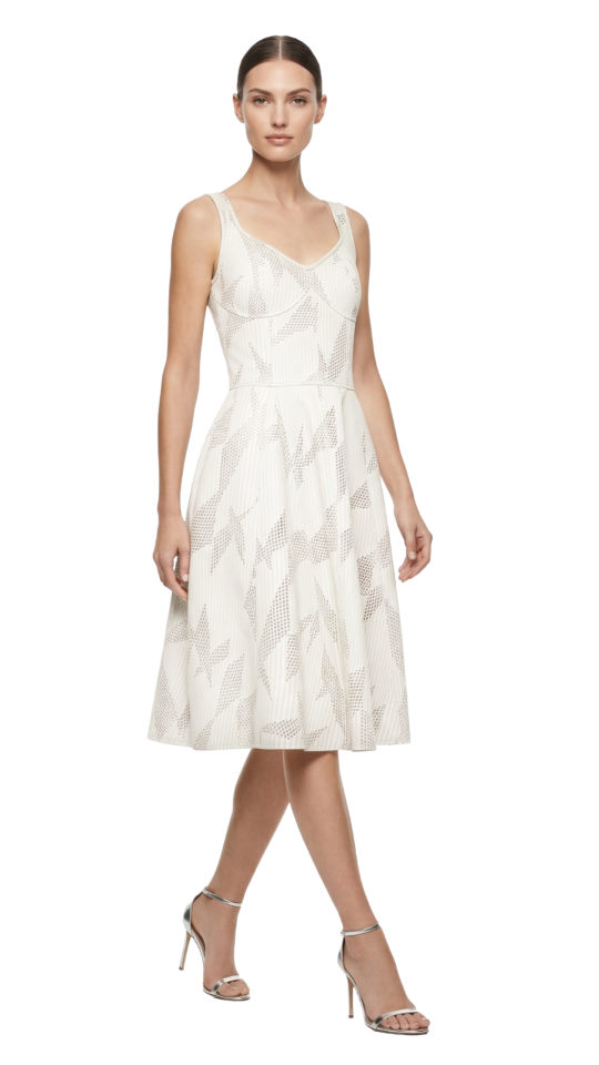Vestido New Monica de Couro Perfurado - Hal Trager by Maison Revolta